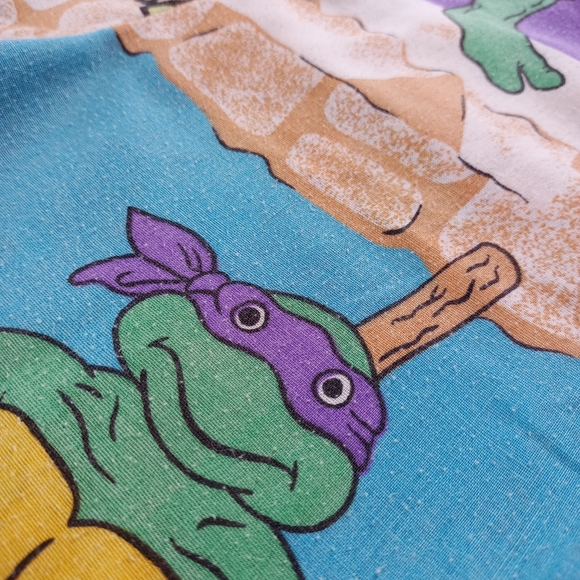 Custom Reworked Vintage 1988 Teenage Mutant Ninja Turtles Bennygonia Shorts - Picture 8 of 8